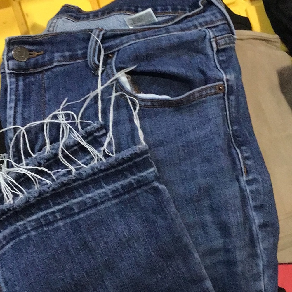 Source Unknown Blue Ankle & Cropped Jeans - Picture 1 of 1